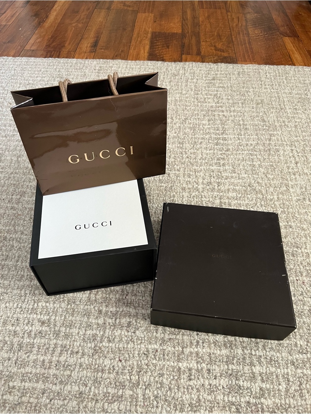 Gucci Packaging Bag Box Bundle